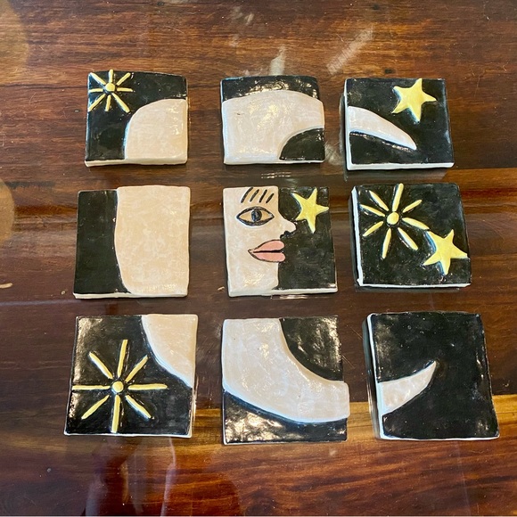 Handmade Celestial Pottery Art Created by Yours Truly - Picture 6 of 15